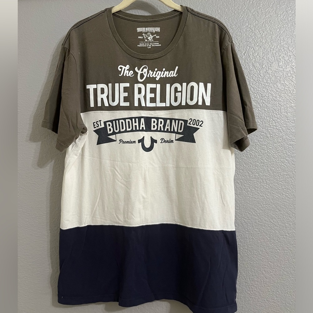 True Religion color block Tshirt